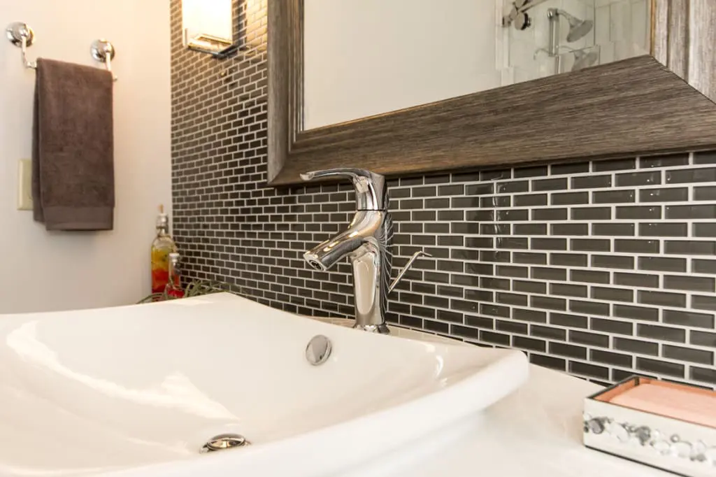 Classic Contemporary Hall Bath - Pikesville