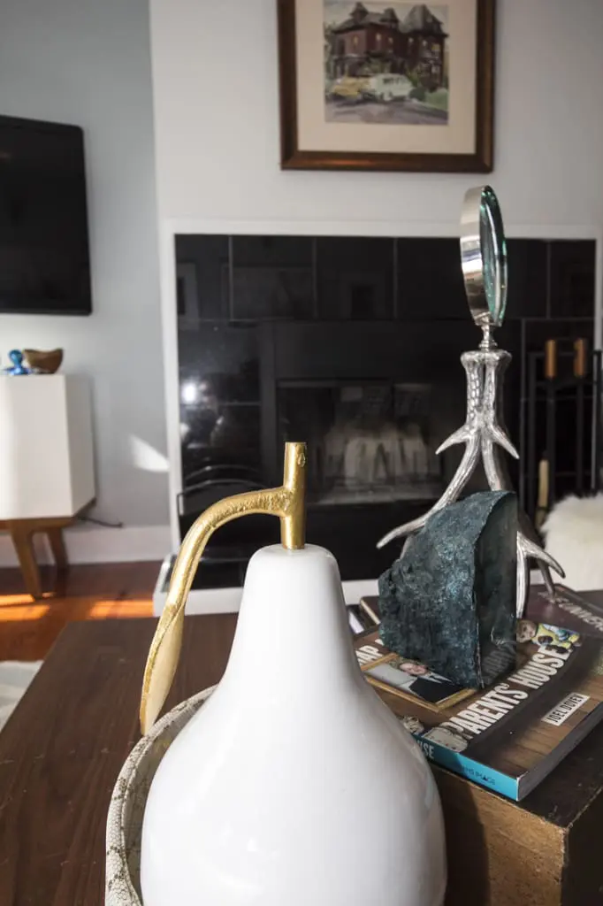 Modern Family Room -- Butcher's Hill House Tour