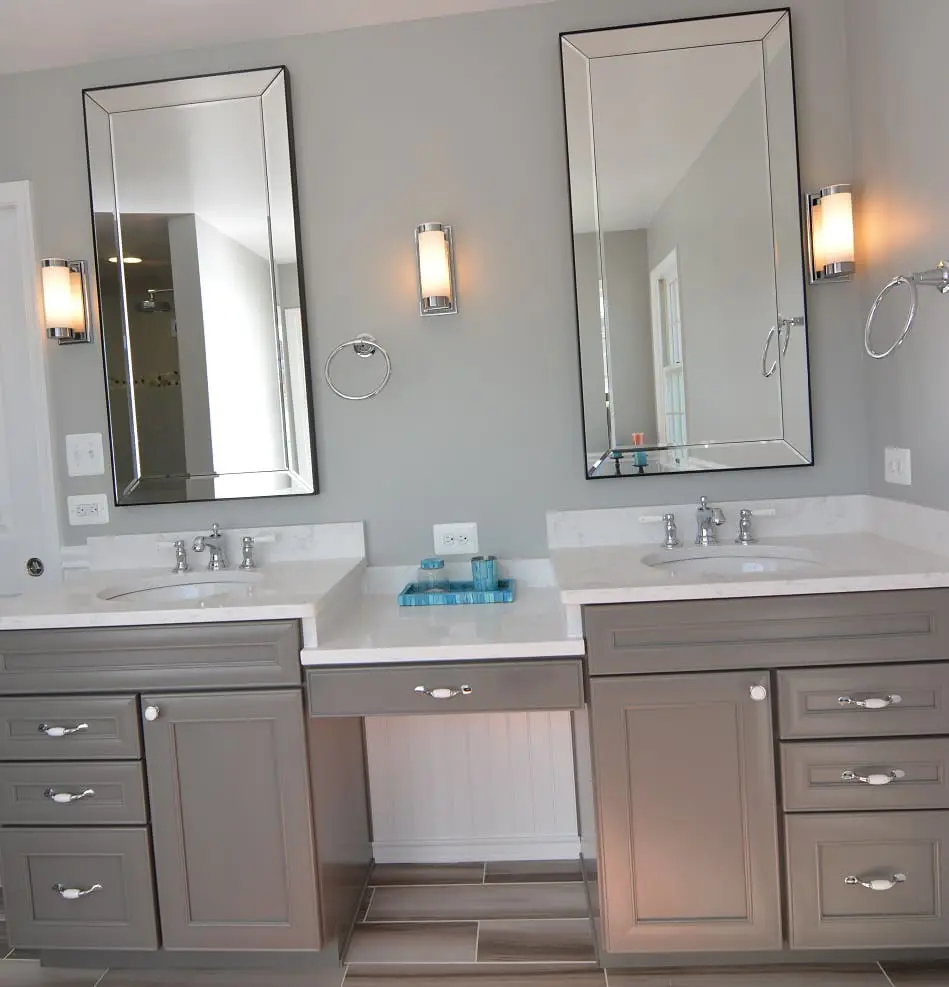 Modern Cottage Master Bathroom - Ellicott City