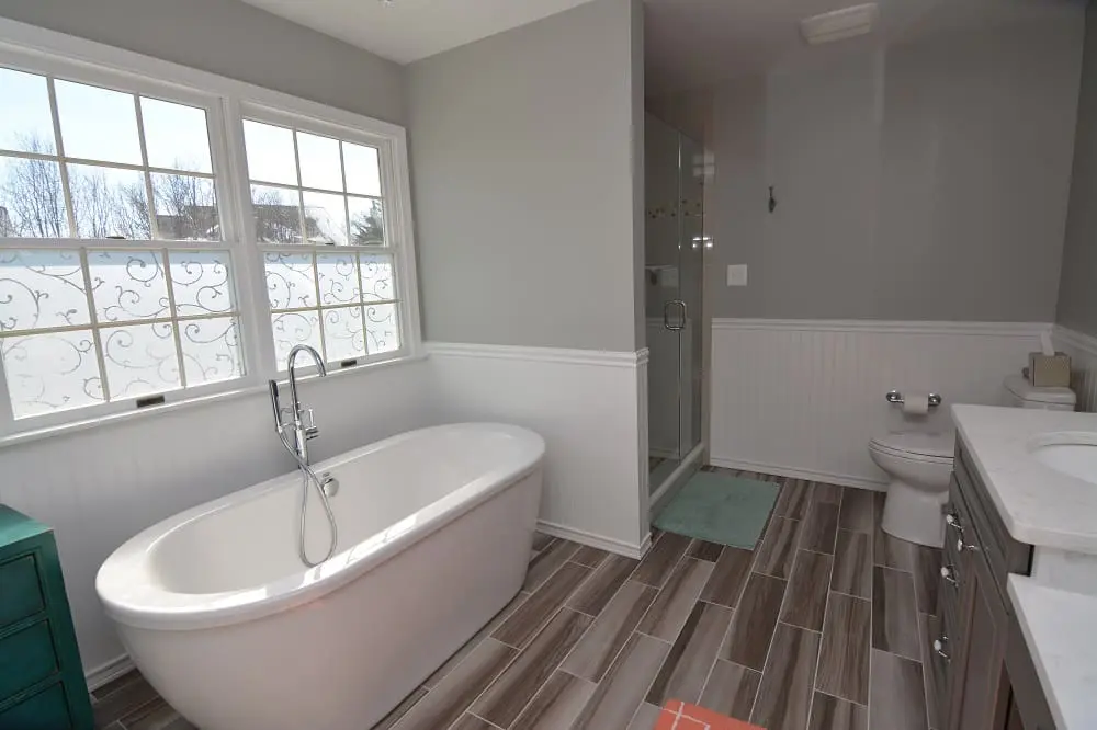 Modern Cottage Master Bathroom - Ellicott City