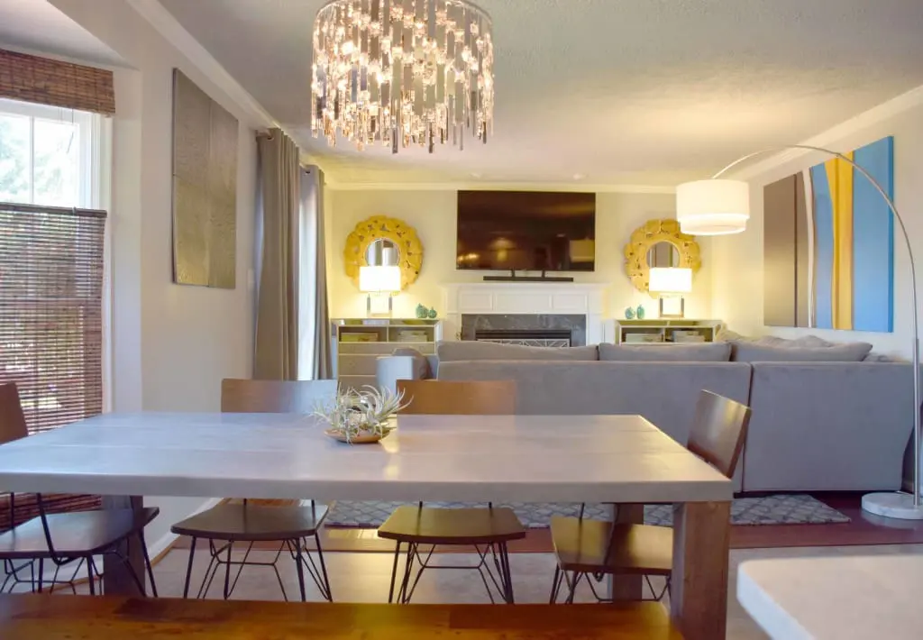 Glam Contemporary Main Floor Update - Ellicott City