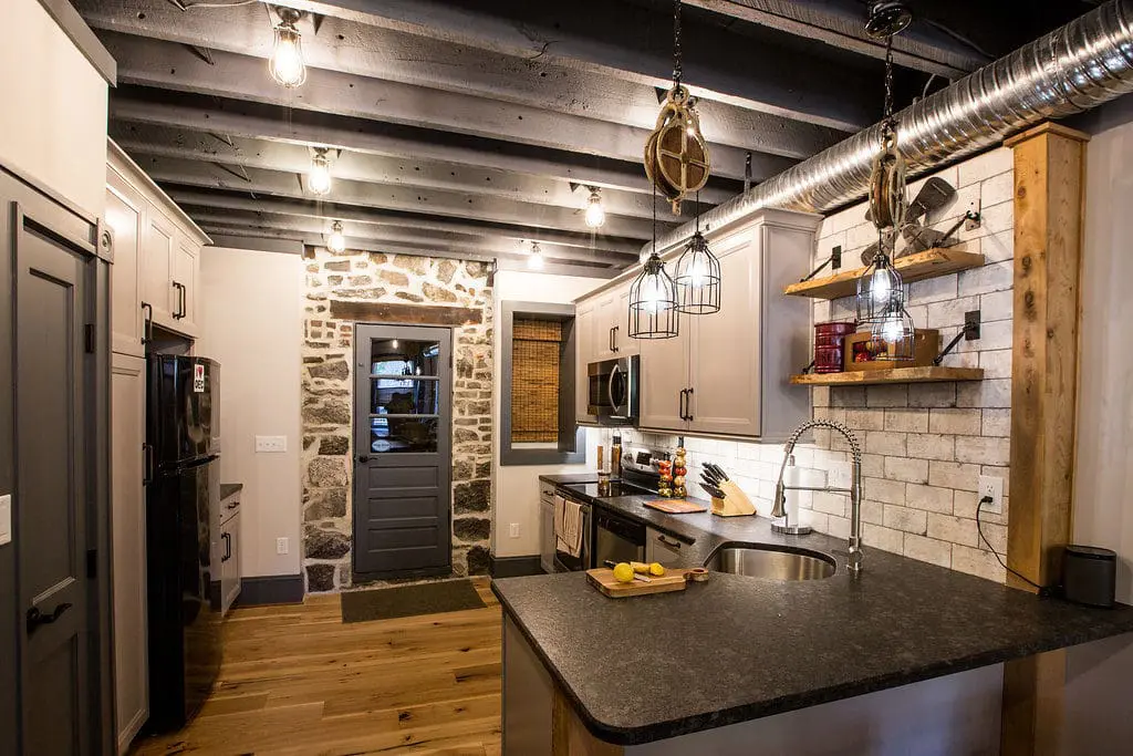 Industrial Kitchen and Great Room – Historic Ellicott City