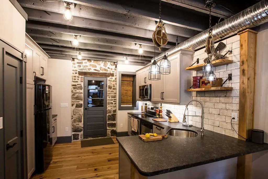 Industrial Kitchen and Great Room – Historic Ellicott City
