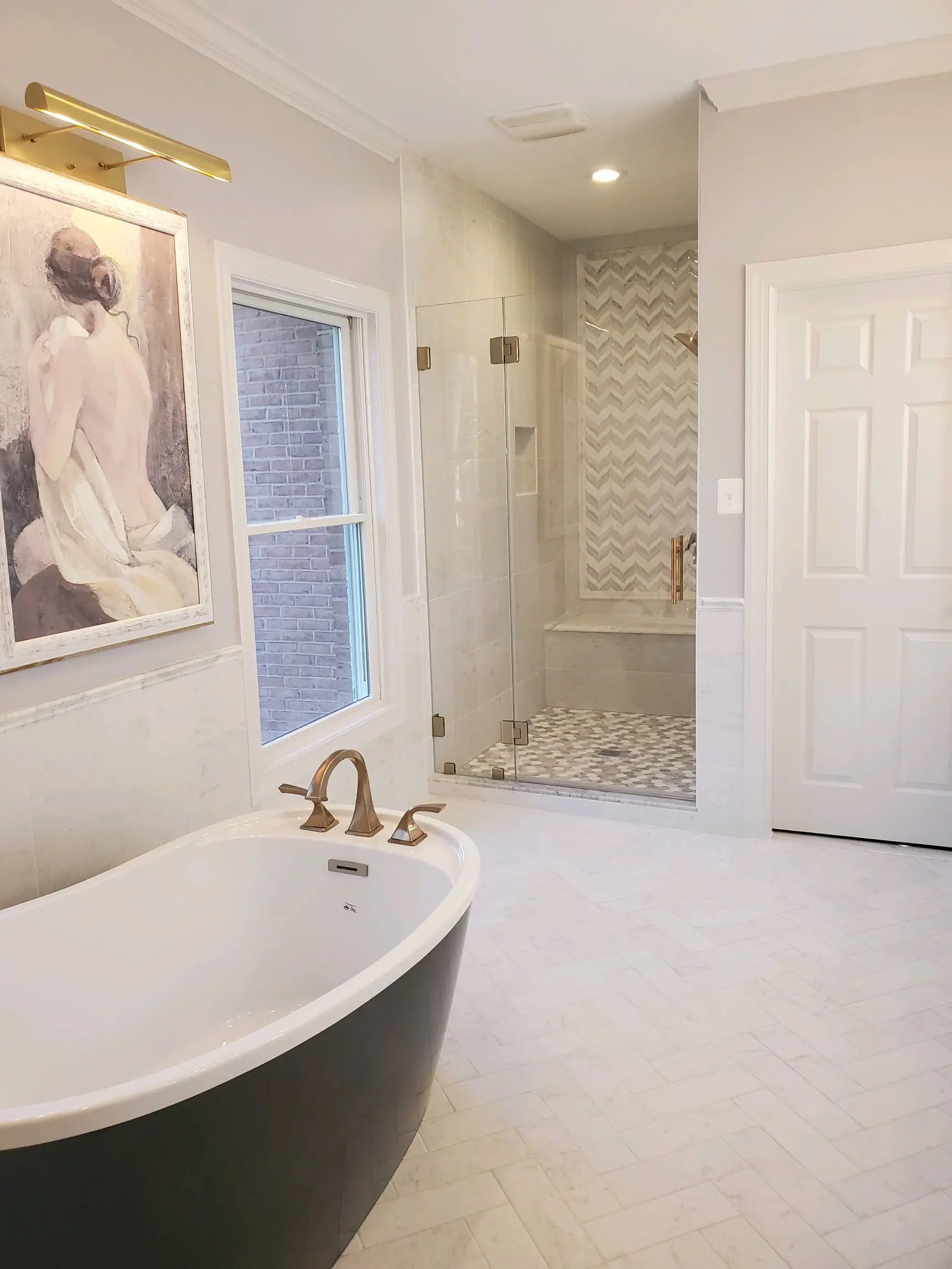 Glamorous Owners Bathroom Remodel – Ellicott City