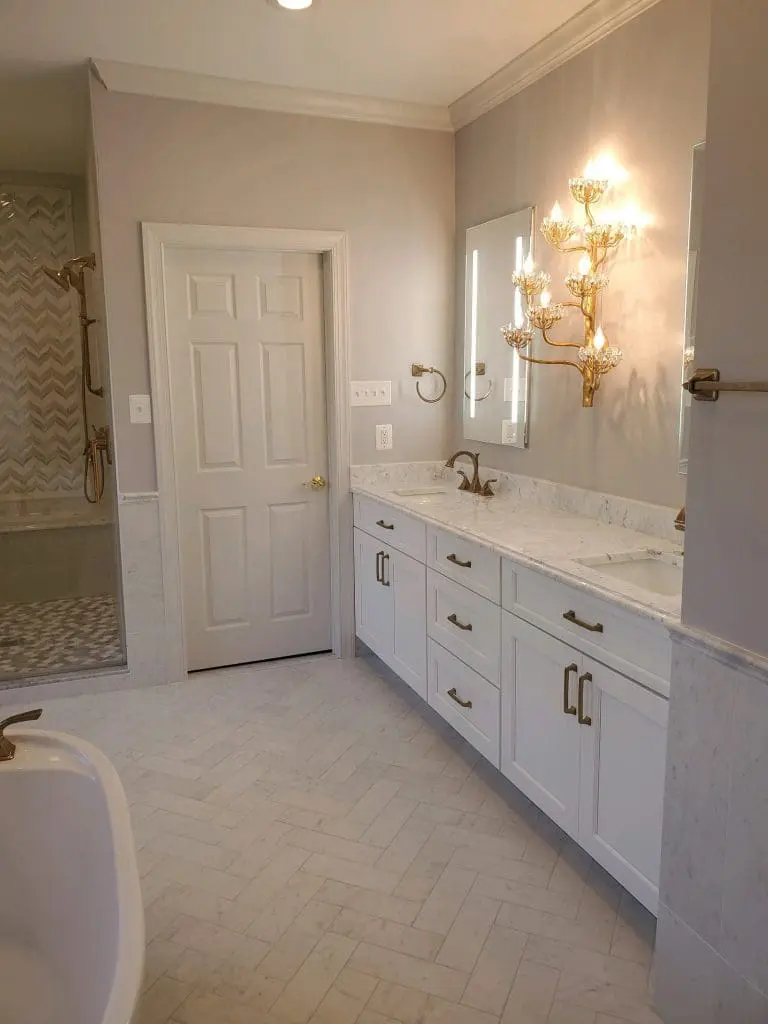 Glamorous Owners Bathroom Remodel – Ellicott City