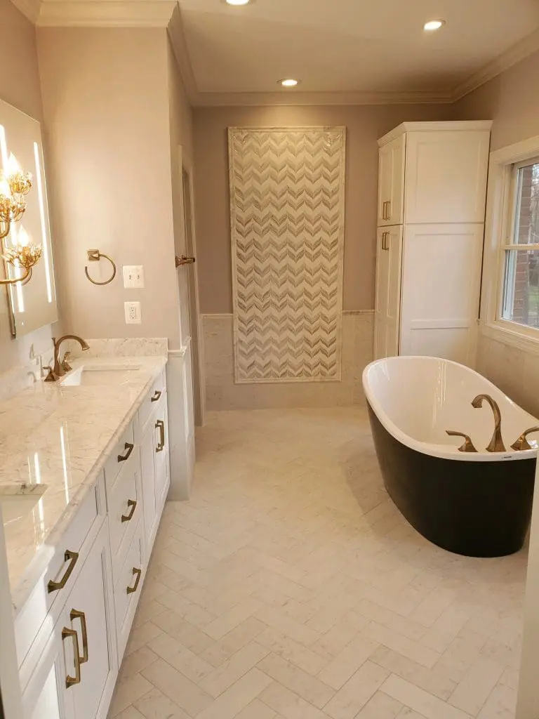 Glamorous Owners Bathroom Remodel – Ellicott City