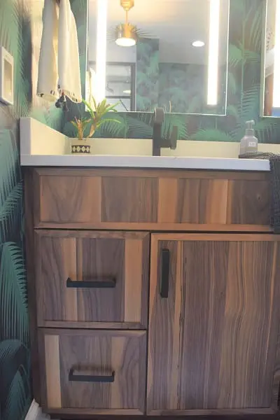 Modern Tropical Primary Bathroom – Baltimore