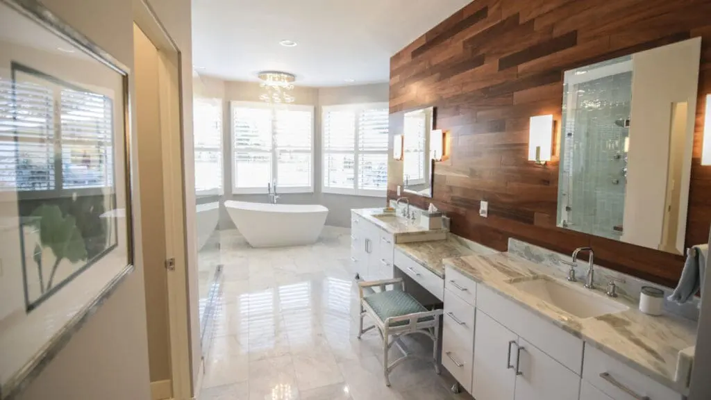 Woody and Bright Master Bath